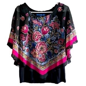 Apt 9 flowy floral blouse top comfy casual